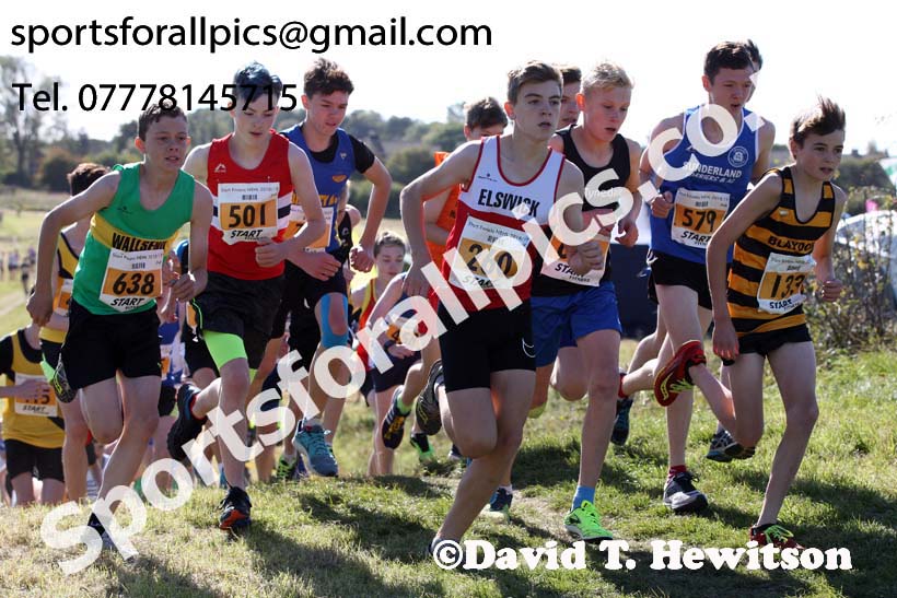 Boys under-15s Start Fitness NEH, Wrekenton. Photo:  David T. Hewitson/Sports for All Pics